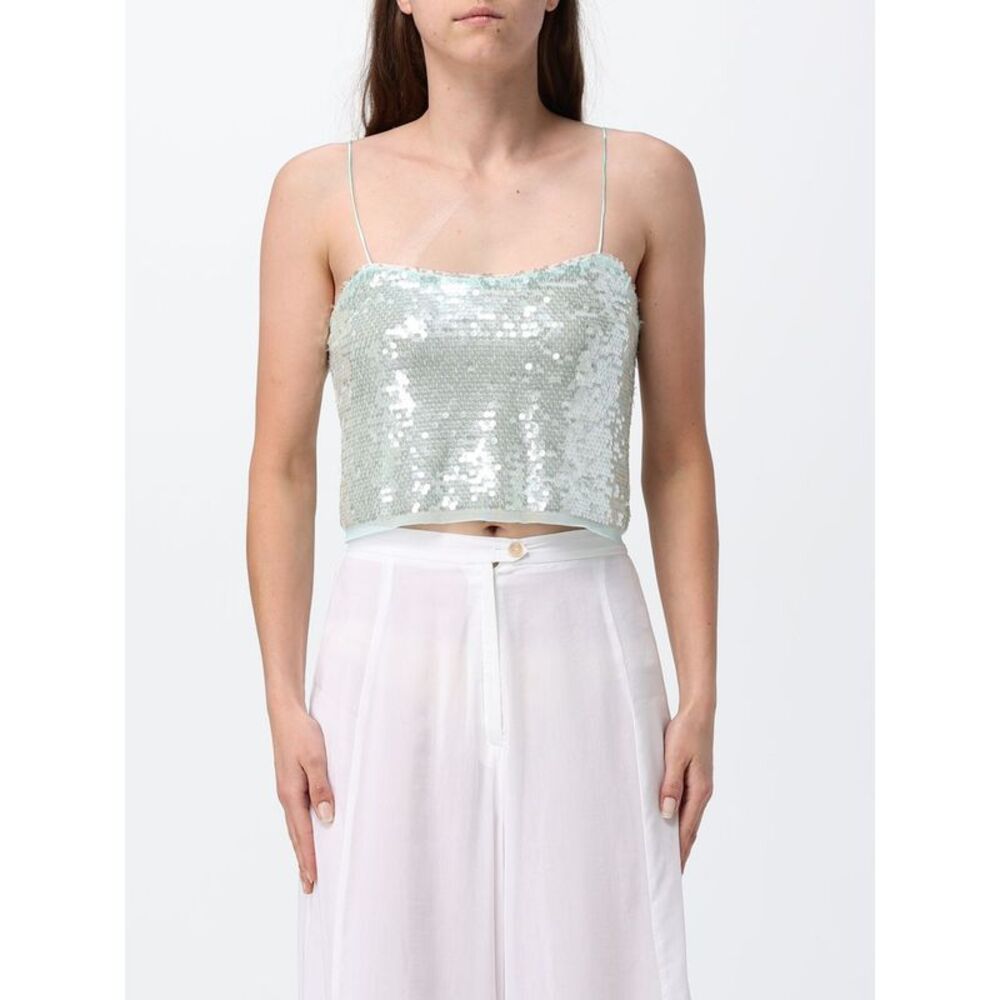 Forte Forte Top Woman Gnawed Blue